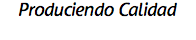 Produciendo Calidad